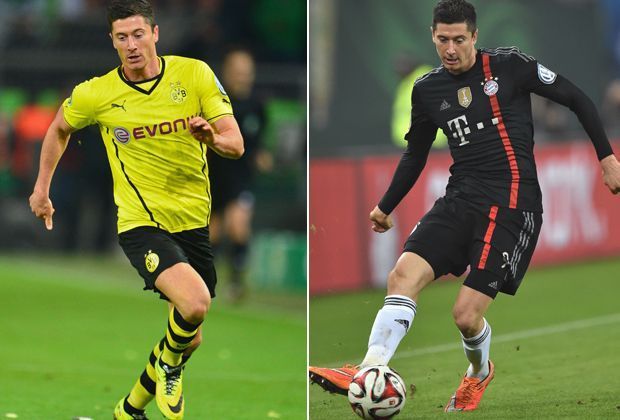 
                <strong>Robert Lewandowski: von Dortmund zum FC Bayern</strong><br>
                Noch einen Spieler konnten die Bayern dem BVB entreißen: Nach dem Wechsel von Mario Götze zog es im Sommer 2014 Robert Lewandowski an die Isar. Die Bayern wollten ihn schon ein Jahr früher verpflichten, in Dortmund war man also gefasst …
              