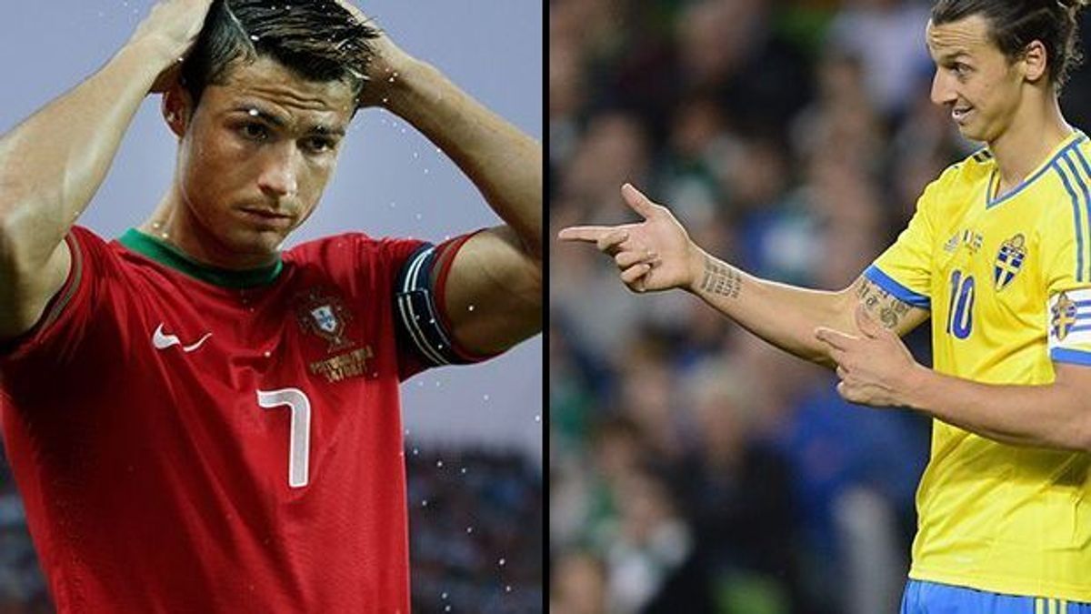 Nur einer darf zur WM2014 in Rio: Ronaldo oder Ibrahimovic