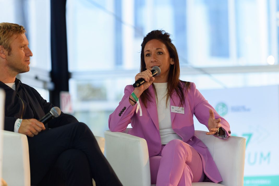 Nadine Keßler soll einem Medienbericht zufolge neue DFB-Geschäftsführerin werden.