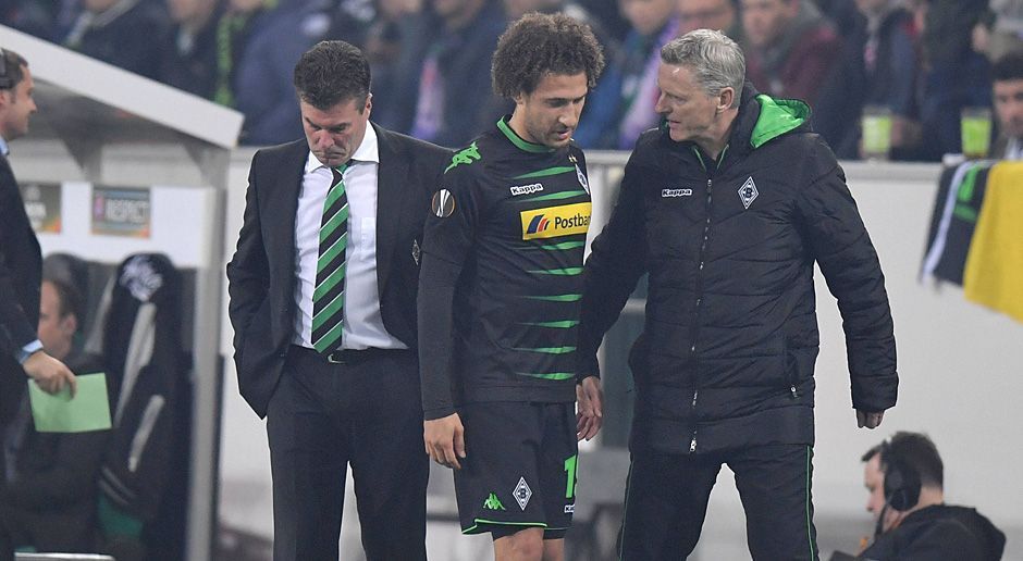 
                <strong>Fabian Johnson (Borussia Mönchengladbach)</strong><br>
                Fabian Johnson: Bitter für Johnson, bitter für die Fohlen: Bereits nach 16 Minuten ist der Arbeitstag für einen der besten Gladbacher der vergangenen Wochen beendet. ran-Note: ohne Bewertung
              