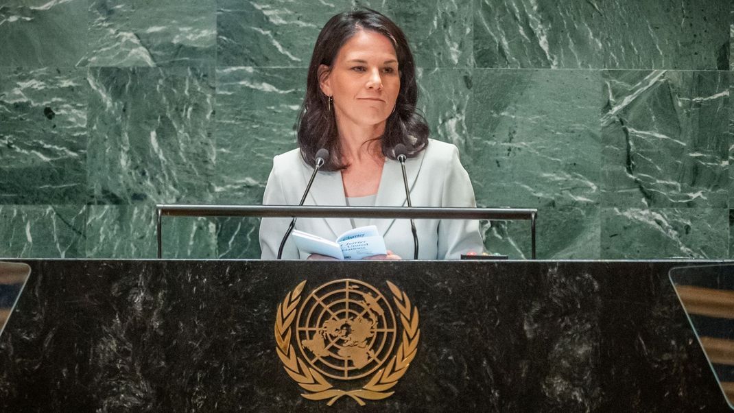 Die ehemalige deutsche Außenministerin Baerbock (Bild) soll zur neuen Präsidentin der UN-Vollversammlung gewählt werden. (Archivbild)