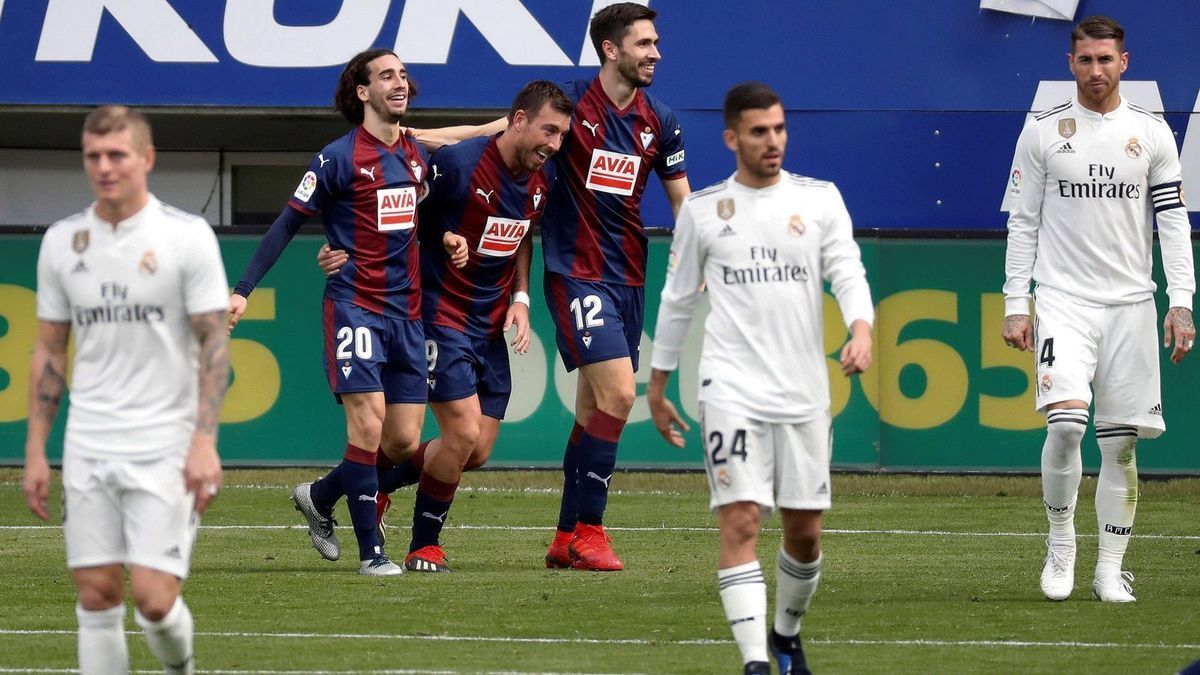 Eibar bejubelt den überraschenden Sieg gegen Real Madrid