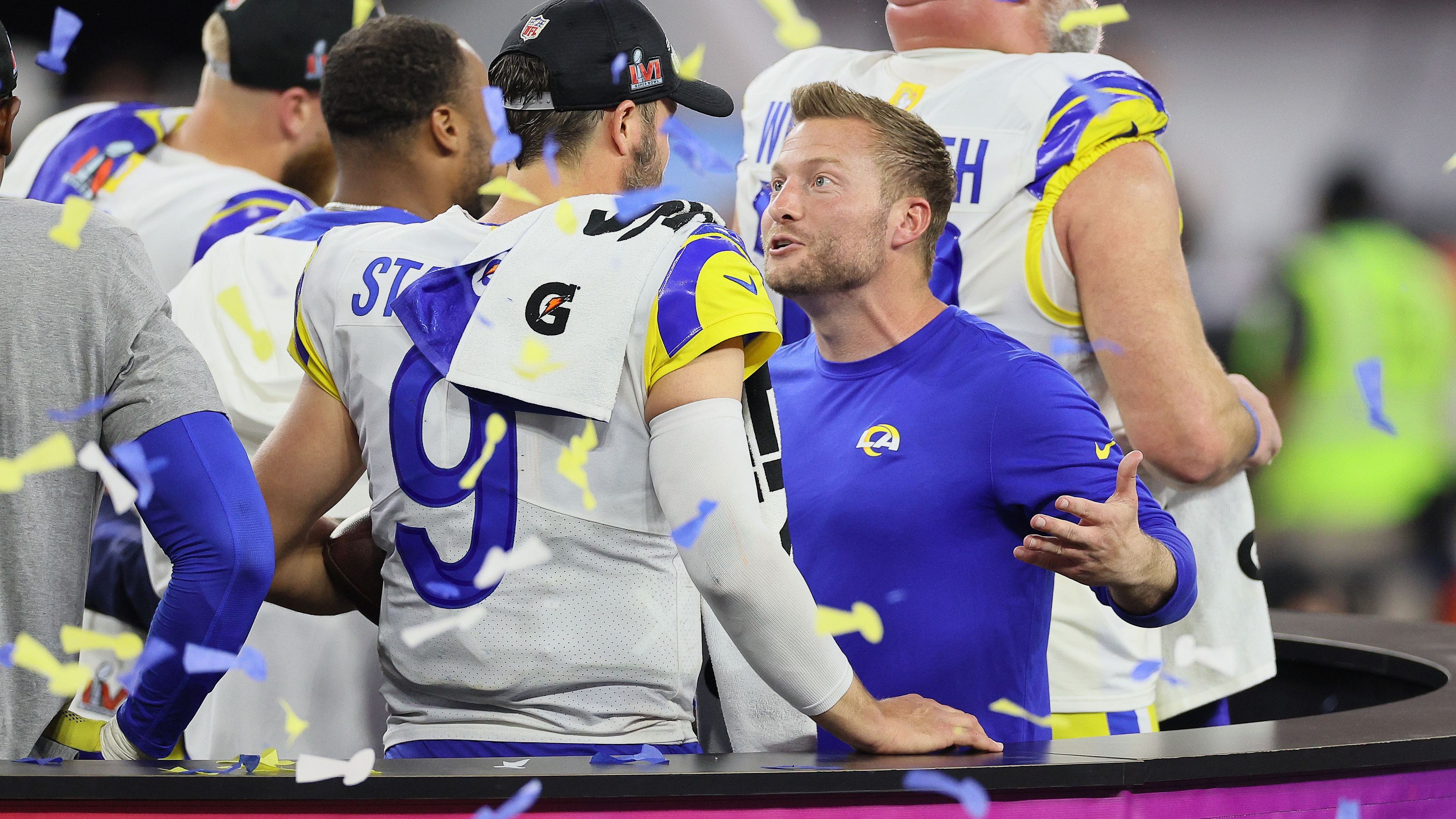 <strong>Los Angeles Rams<br></strong>Den wichtigsten Sieg feierte Stafford am 13. Februar 2022 in seiner ersten Saison mit den Rams. Nach einem beeindruckenden Playoff-Lauf sicherten sich die Kalifornier den Super Bowl. Stafford warf drei Touchdowns. "Unsere besten Spieler haben in den wichtigsten Momenten geliefert. Ich hatte vollstes Vertrauen in Stafford", sagte Head Coach Sean McVay im Nachgang der Partie.&nbsp;