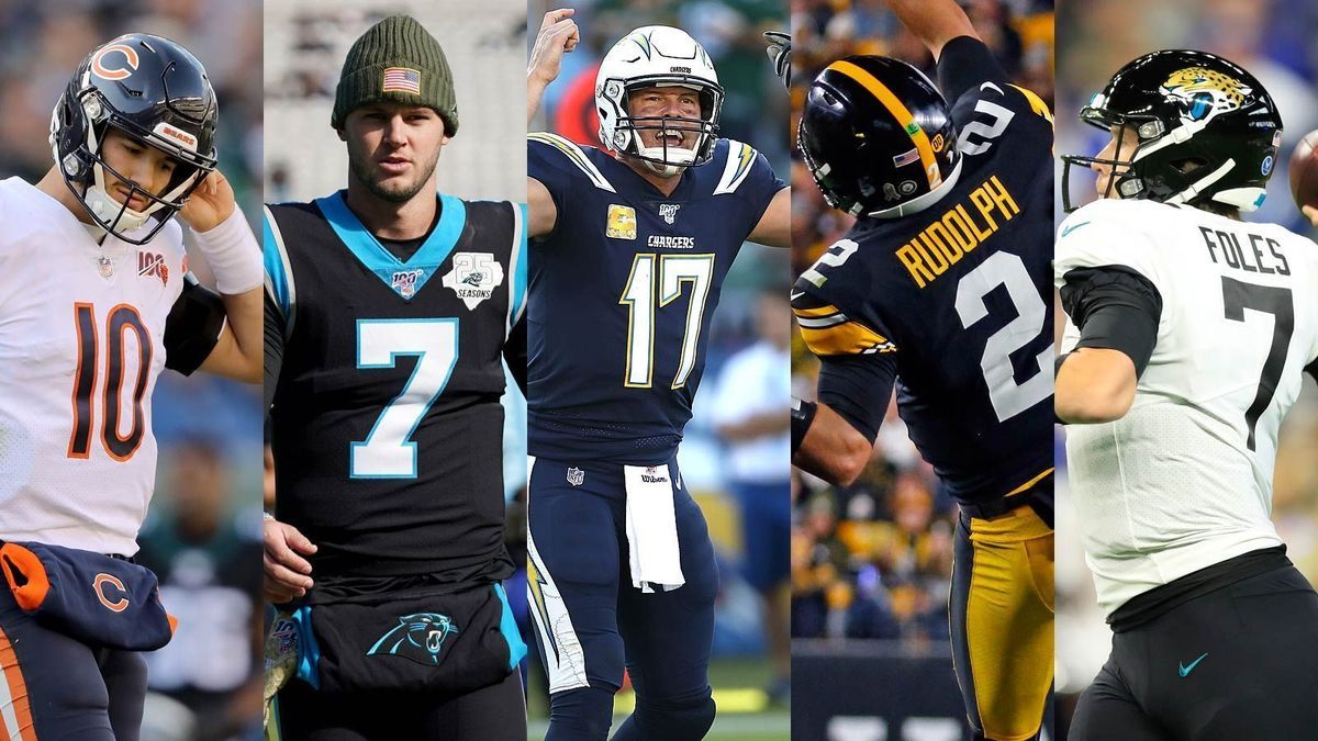 Quarterbacks: Foles, Allen, Rudolph, Trubisky, Rivers