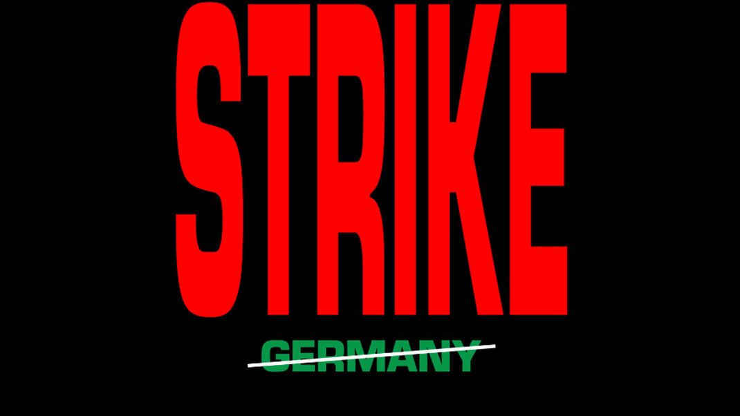 Die Kampagne "Strike Germany" ruft zum Boykott gegen Deutschland auf.