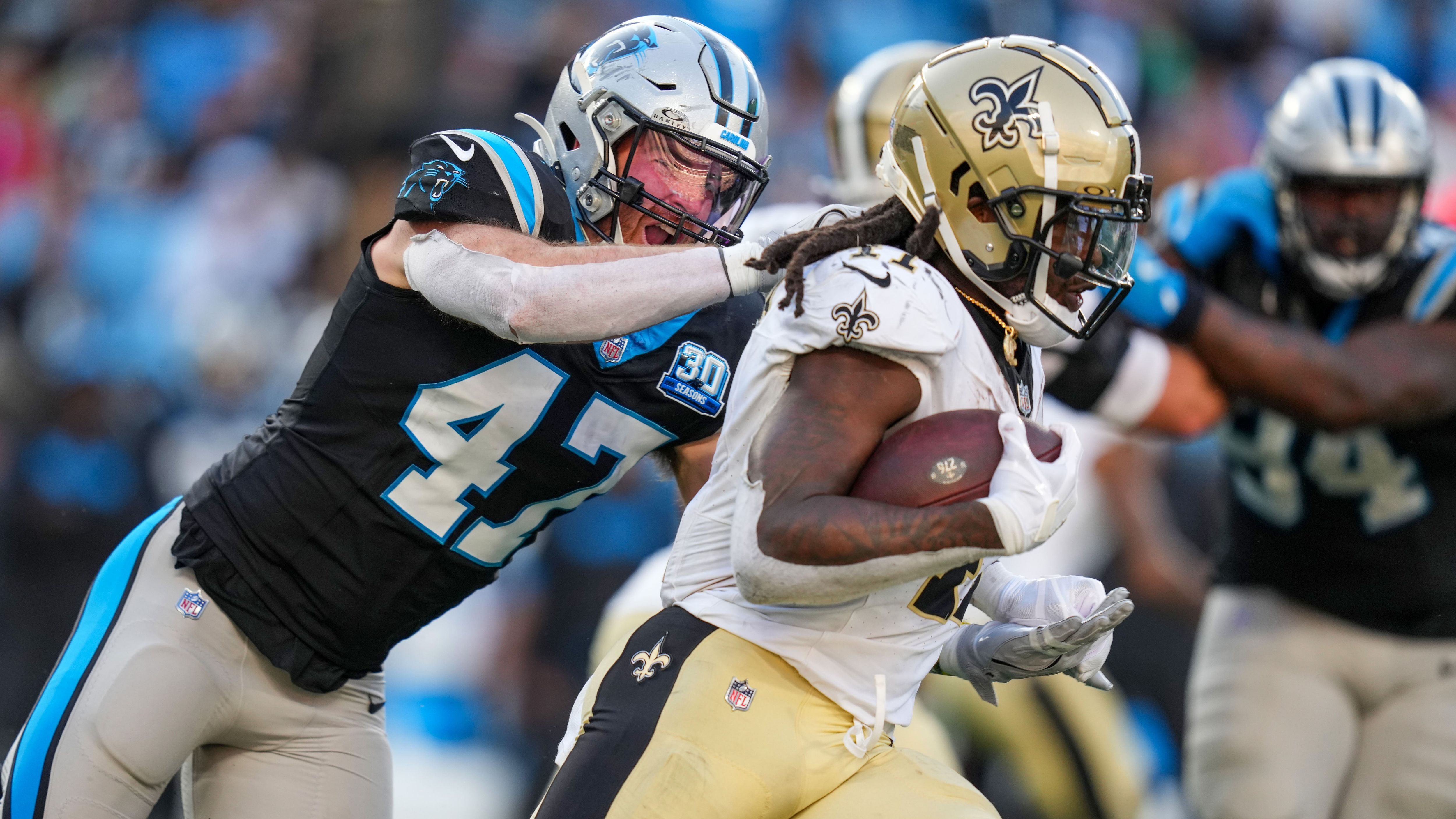 <strong>Platz 17 (geteilt) - New Orleans Saints</strong><br>Letzter Sieg in Woche 1: 2024 gegen die Carolina Panthers (47:10)