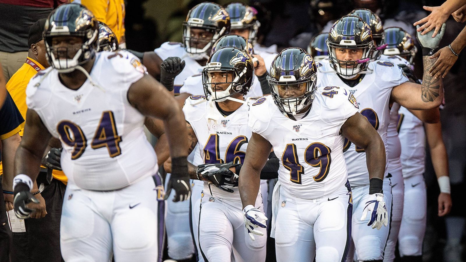 
                <strong>Baltimore Ravens (Defense)</strong><br>
                Yards pro Spiel zugelassen: 192,5Punkte pro Spiel zugelassen: 8,8Rushing Yards pro Spiel zugelassen: 60,8Rushing Touchdowns zugelassen: 0Passing Yards pro Spiel zugelassen:  131,8
              