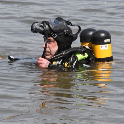 Rettungstaucher im Einsatz