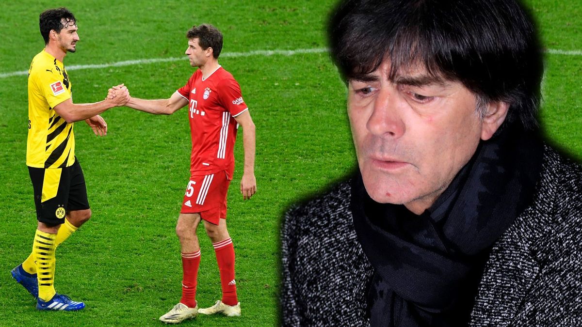 Joachim Löw und Mats Hummels und Thomas Müller 