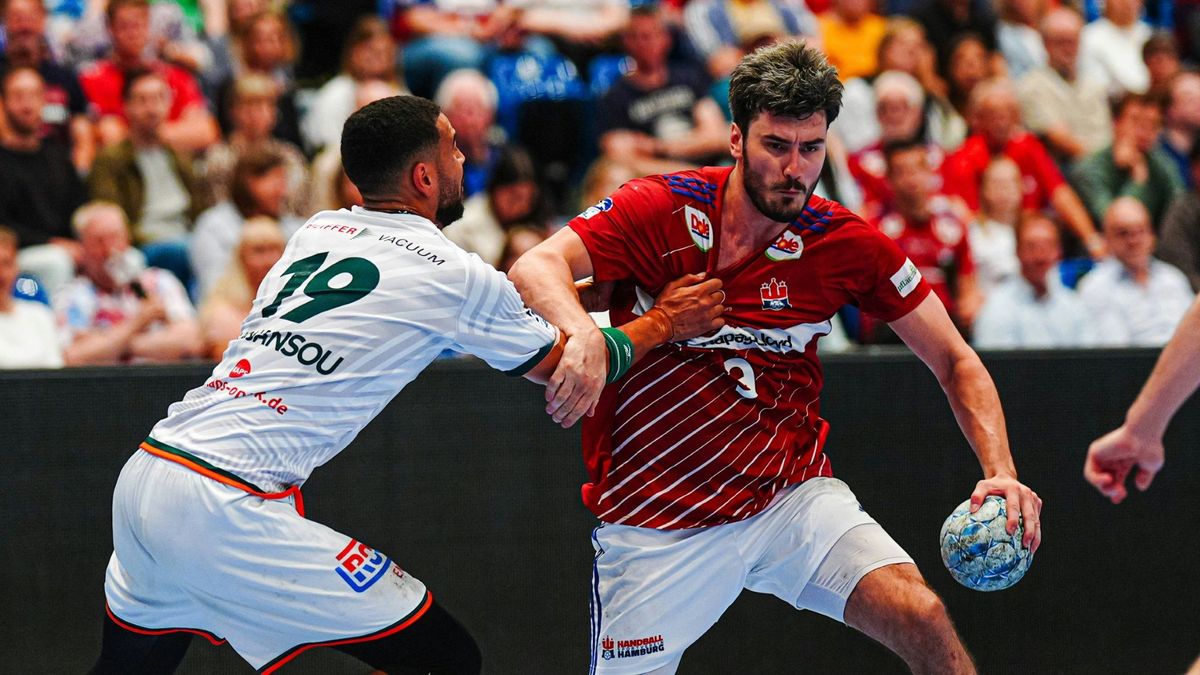 Ab 2026 bei den Löwen: Jacob Lassen (am Ball)