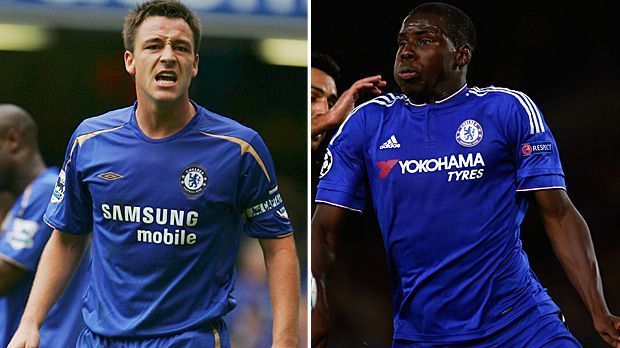 
                <strong>Linke Innenverteidigung: John Terry vs. Kurt Zouma</strong><br>
                Linke Innenverteidigung: John Terry vs. Kurt Zouma. Schon vor zehn Jahren führte der gebürtige Londoner (l.) den FC Chelsea als Kapitän auf das Feld. Für gepflegte Pässe und das Aufbauspiel war er nie berühmt, dafür verteidigt Terry seit jeher beinhart - ohne Rücksicht auf sich oder den Gegner. In der aktuellen Saison hat ihm der junge Franzose den Rang abgelaufen, fällt aber wegen eines Kreuzbandrisses bis Spätsommer aus. So setzt sich zumindest der jüngere Terry gegen Zouma durch - 2006 vs. 2016: 4:1.
              