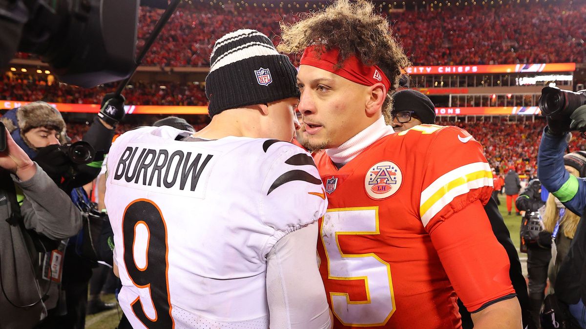 Burrow und Mahomes 