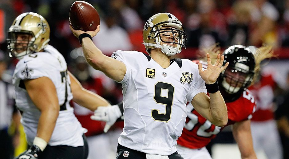 
                <strong>Drew Brees</strong><br>
                Drew Brees hat eine weitere Saison für die Geschichtsbücher hingelegt. Bereits zum fünften Mal wirft der Quarterback der New Orleans Saints in einer Regular Season Pässe für mehr als 5000 Yards Raumgewinn. Außer ihm gelingt das in der NFL-Geschichte nur Dan Marino, Tom Brady, Peyton Manning und Matthew Stafford - jeweils einmal.
              