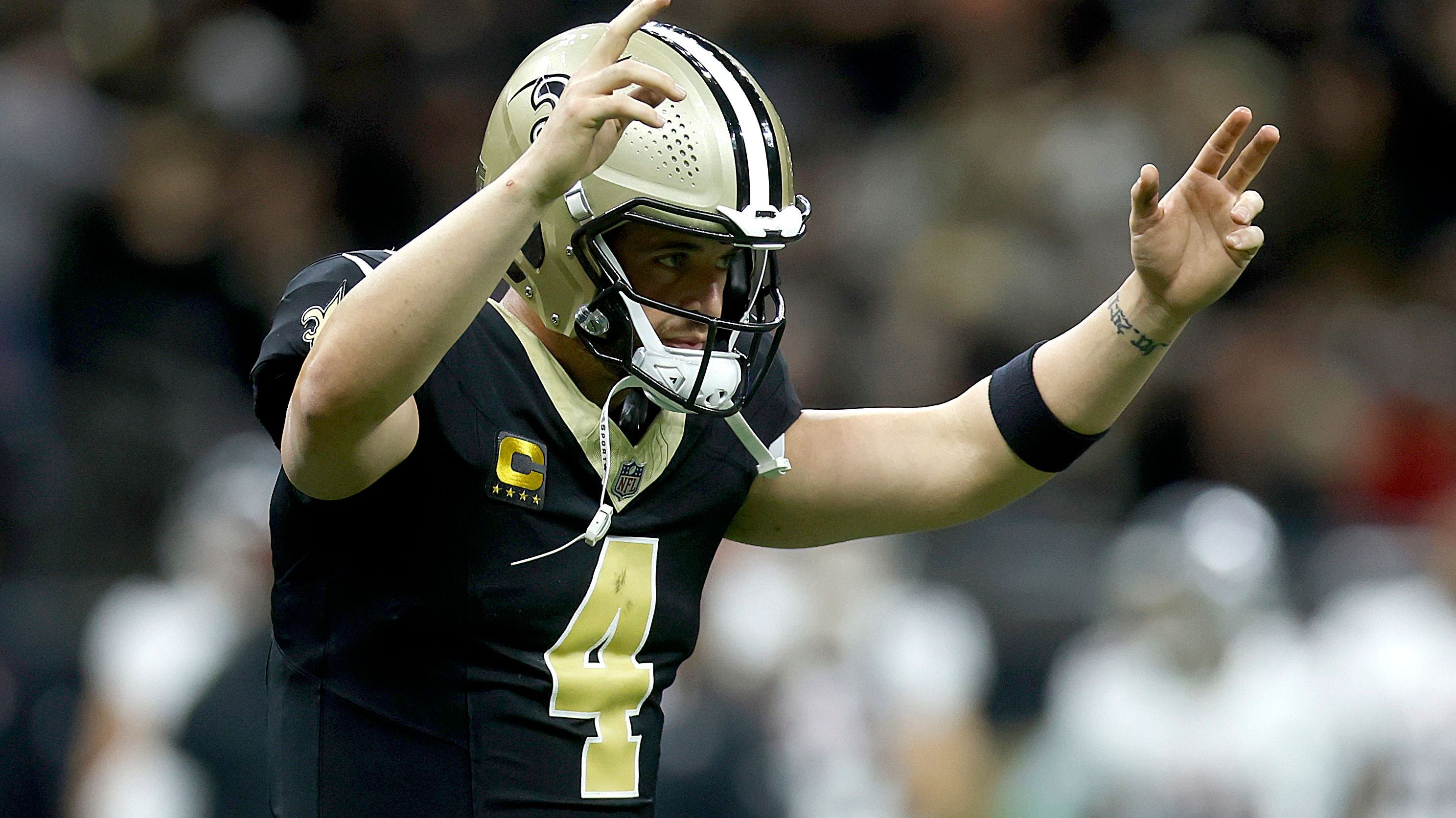 <strong>Platz 22 (geteilt): Derek Carr (New Orleans Saints)</strong><br>- Rating: 75