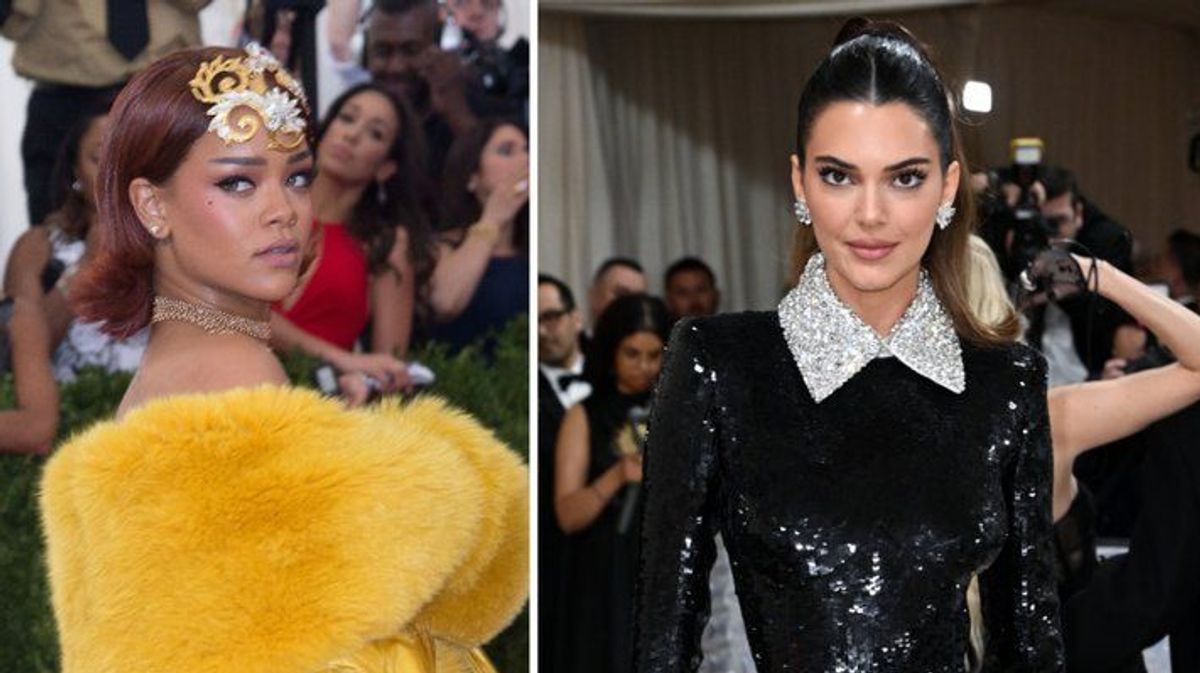 Rihanna, Kendall Jenner und Gisele Bündchen (v.l.) sollen 2024 wieder zu Gast bei der Met Gala sein.