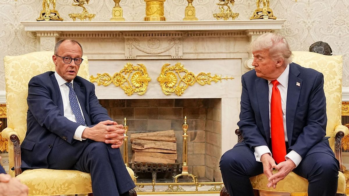 US-Präsident Trump empfängt Bundeskanzler Merz