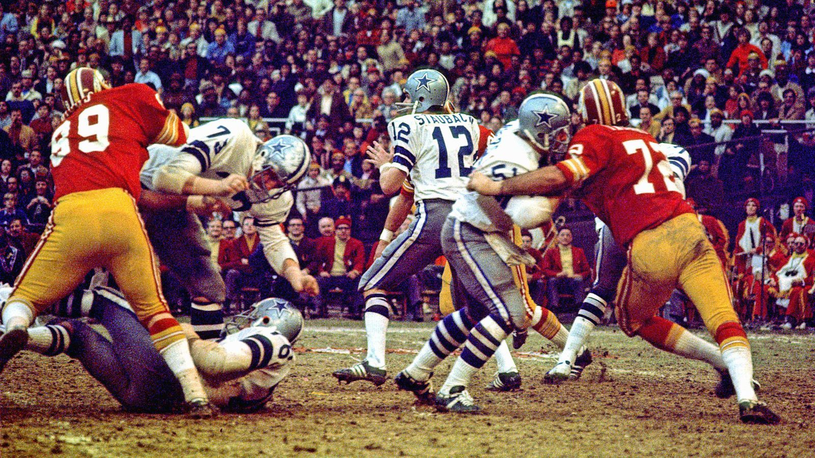
                <strong>Dallas Cowboys</strong><br>
                7 Spielzeiten: 1975 bis 1981
              