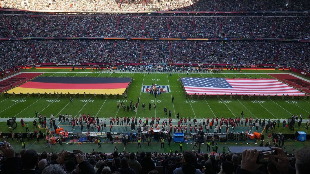 Der NFL-Shop fürs München-Spiel