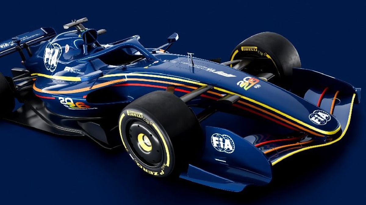 Designstudie zum neuen Formel-1-Reglement für 2026