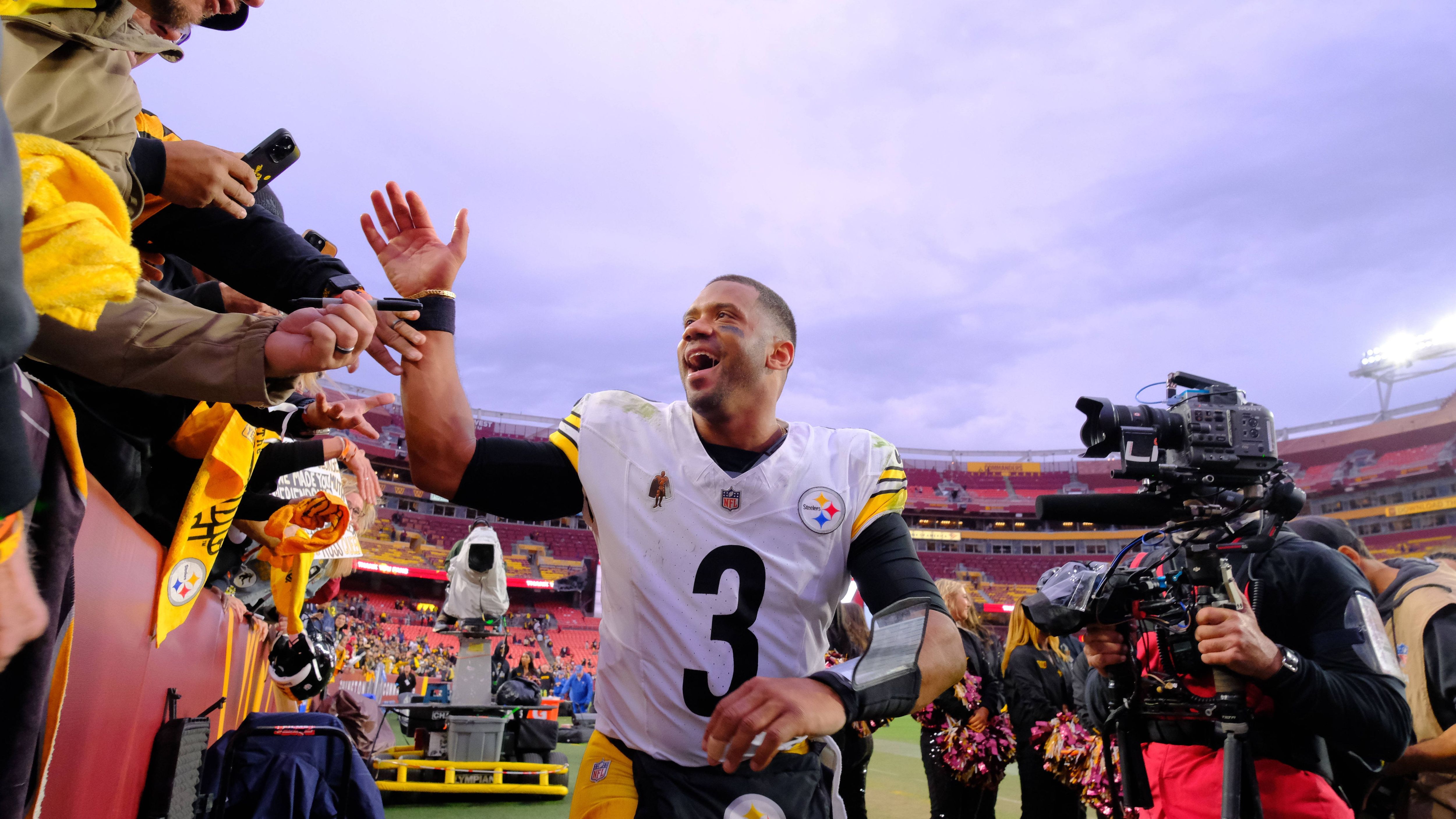 <strong>Platz 14: Russell Wilson</strong><br>Team: Pittsburgh Steelers<br>Anzahl der Spiele: 11<br>Sacks: 33