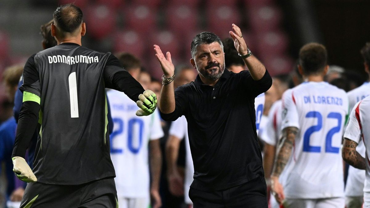 Erleichterung pur: Gennaro Gattuso