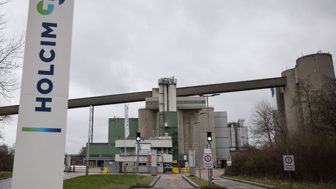 Lägerdorf: Das Unternehmen Holcim tut nach eigenen Angaben schon viel zur Reduktion des CO₂-Ausstoßes. 