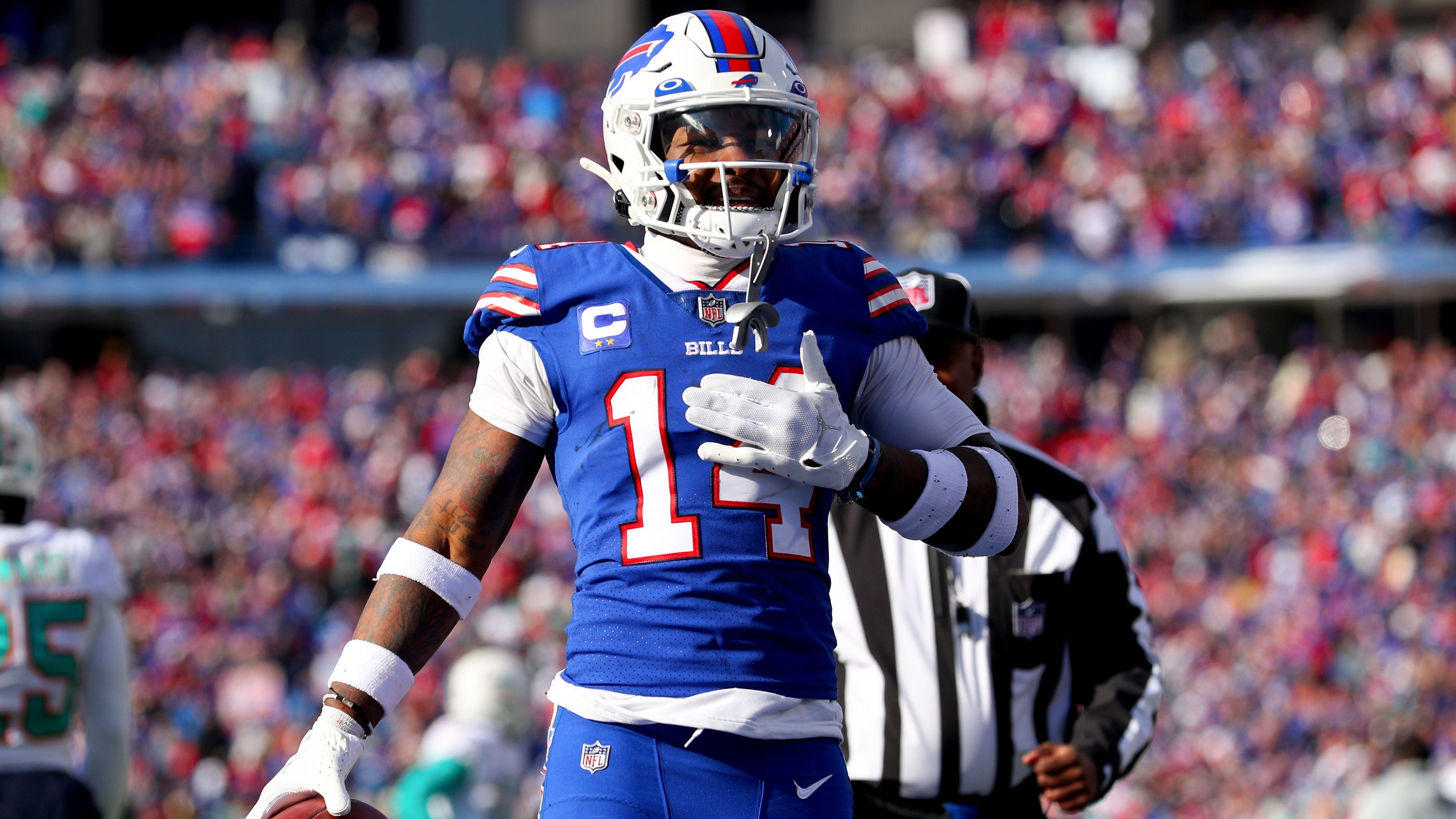 
                <strong>Platz 6: Stefon Diggs - Buffalo Bills</strong><br>
                &#x2022; Ranking im vorigen Jahr: 6. Platz<br>&#x2022; Statistiken in der Saison 2022: 108 Receptions, 1.429 Receiving Yards, 11 Receiving Touchdowns<br>
              