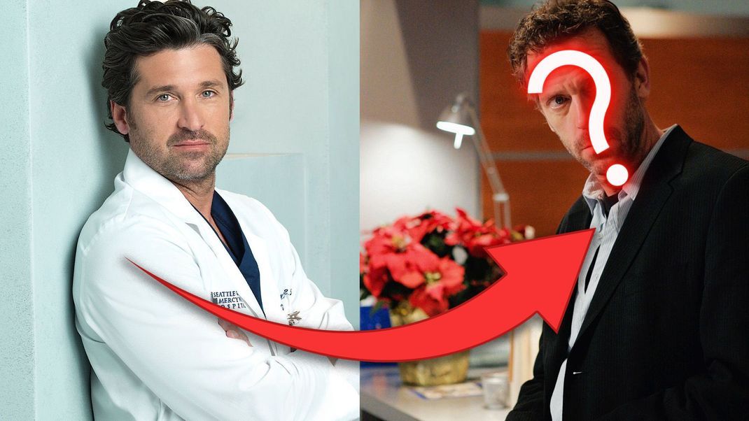 Patrick Dempsey (links) in einer anderen Arztrolle als die von Derek Shepherd aus "Grey's Anatomy"? Das wäre fast passiert ...