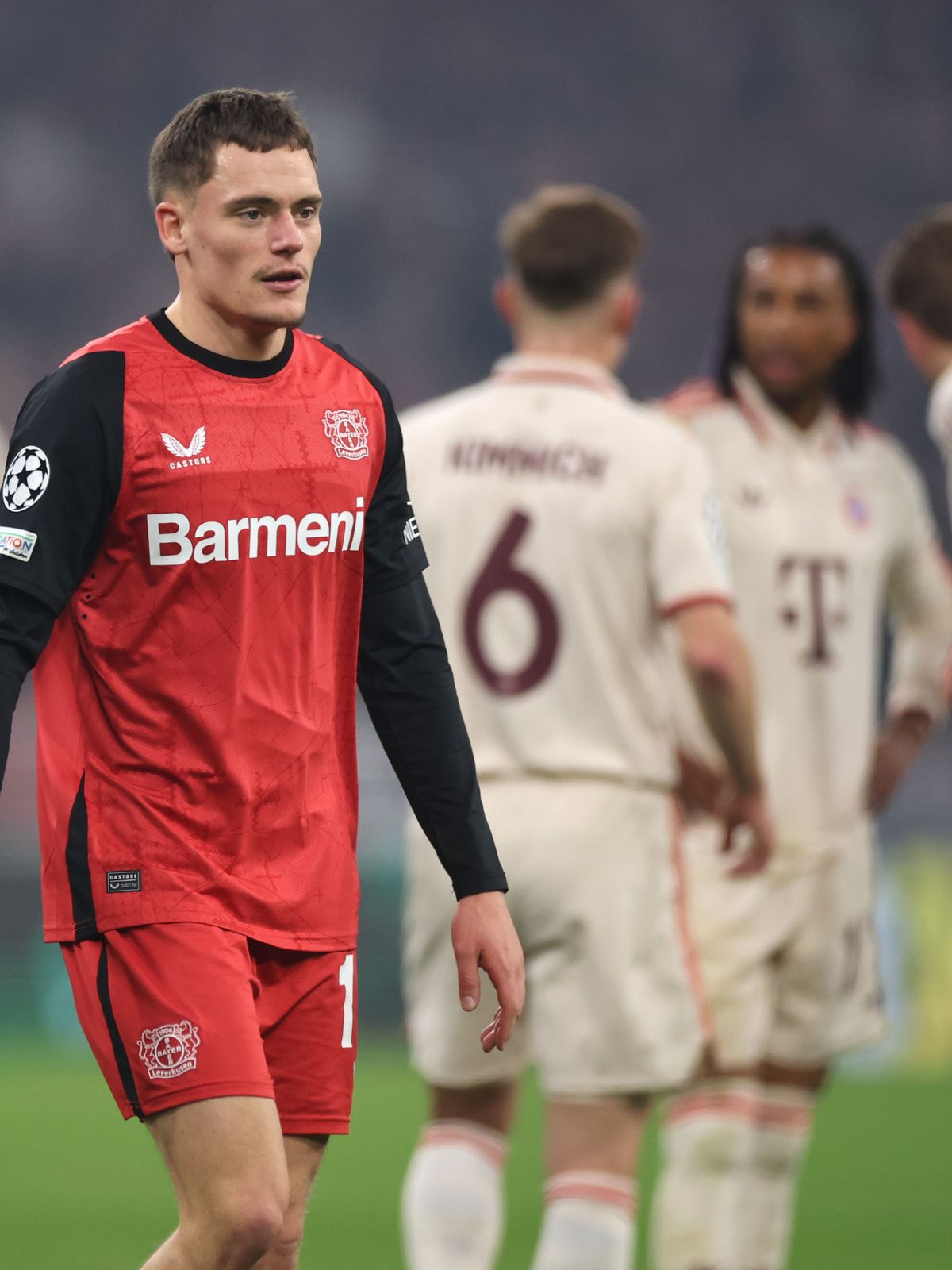 FC Bayern München v Bayer 04 Leverkusen - UEFA Champions League 2024/25 Round of 16 First Leg