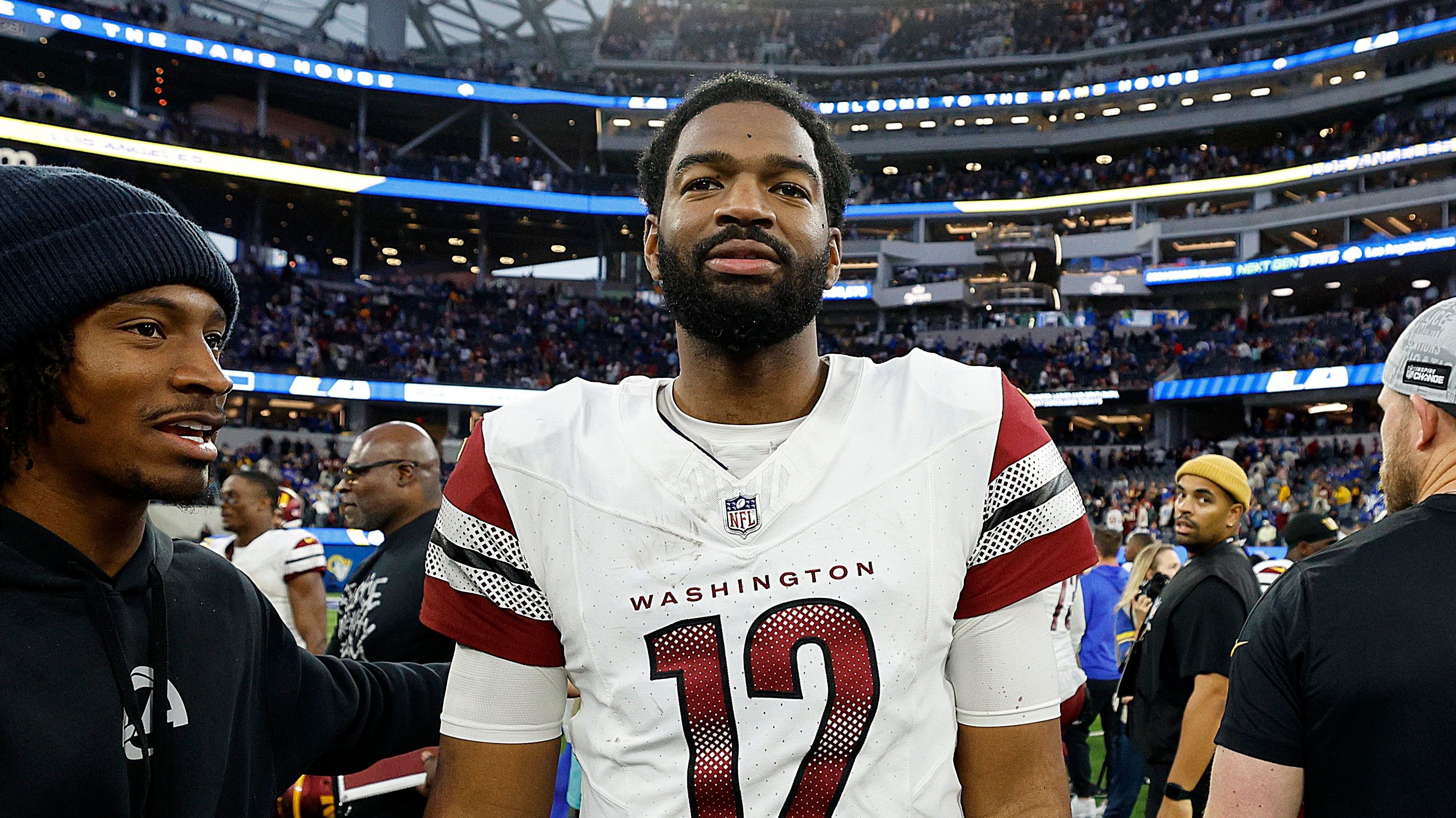 <strong>Platz 17 (geteilt): Jacoby Brissett</strong><br>Fumbles insgesamt: 19<br>Davon verlorene Bälle: 7<br>Teams: Miami Dolphins, Cleveland Browns, Washington Commanders<br>Spiele: 30