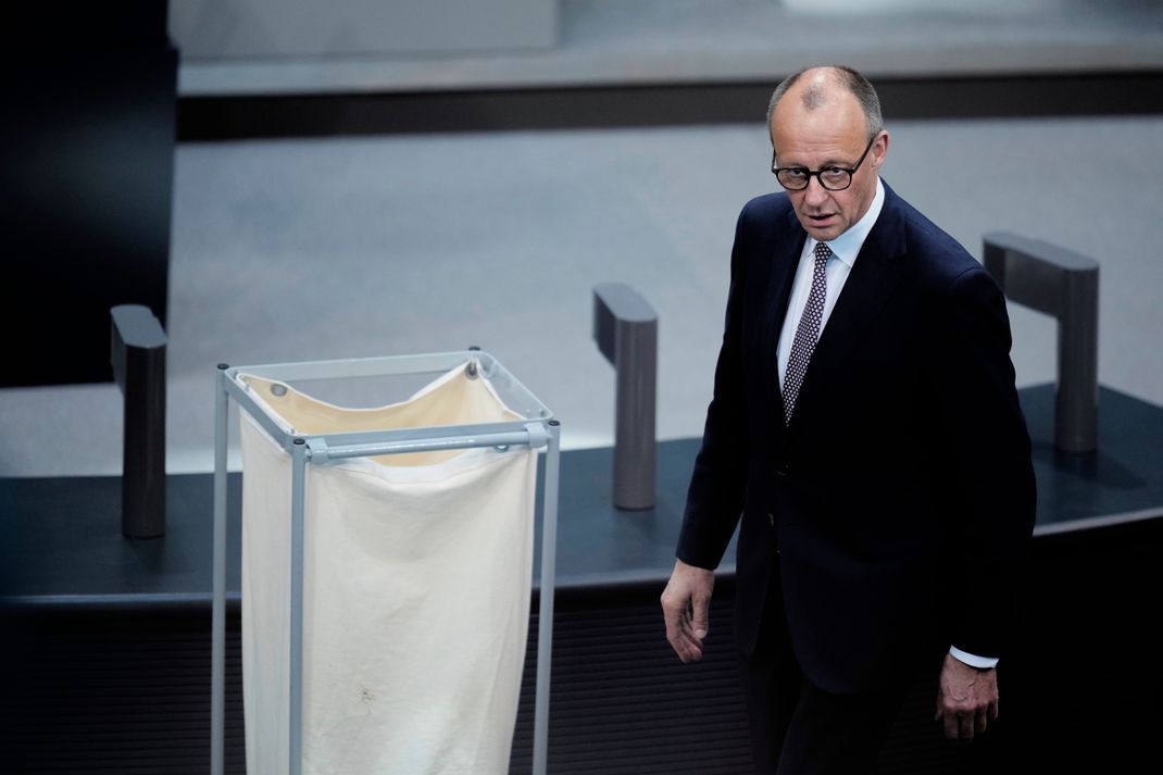 Friedrich Merz im Bundestag.