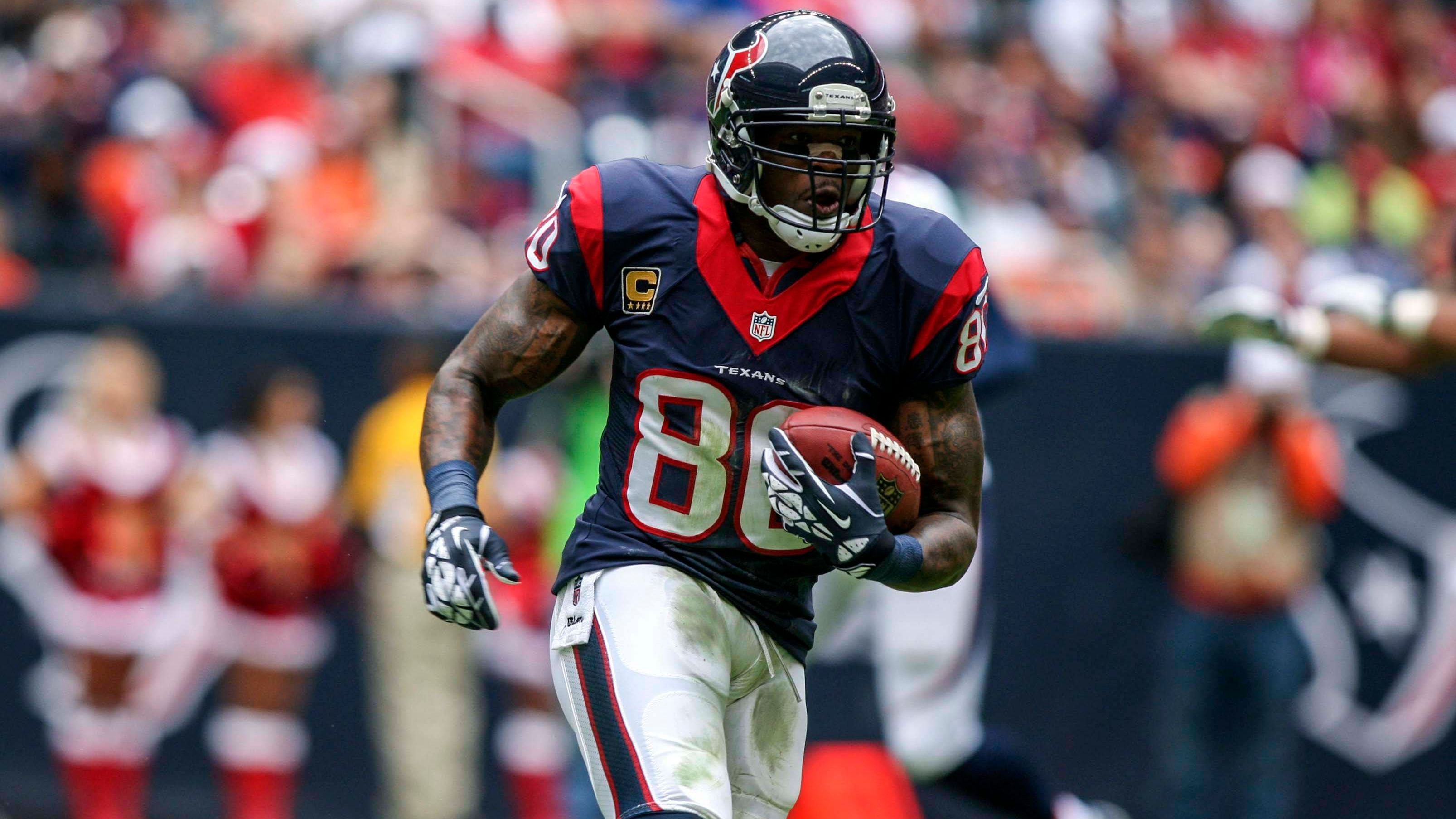 <strong>Andre Johnson</strong><br>Position: Wide Receiver<br>Ex-Teams: Houston Texans, Indianapolis Colts, Tennessee Titans<br>Größte Erfolge: Pro Bowl (7), First-team All Pro (2), NFL Receptions Leader (2), NFL Receiving Yards Leader (2)<br>Status: Finalist aus 2023