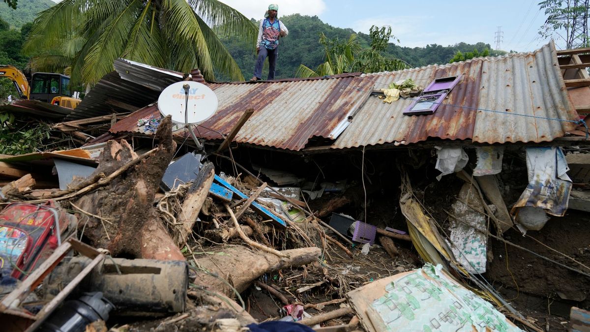 Nach dem Tropensturm Trami auf den Philippinen