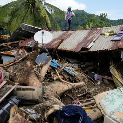 Nach dem Tropensturm Trami auf den Philippinen