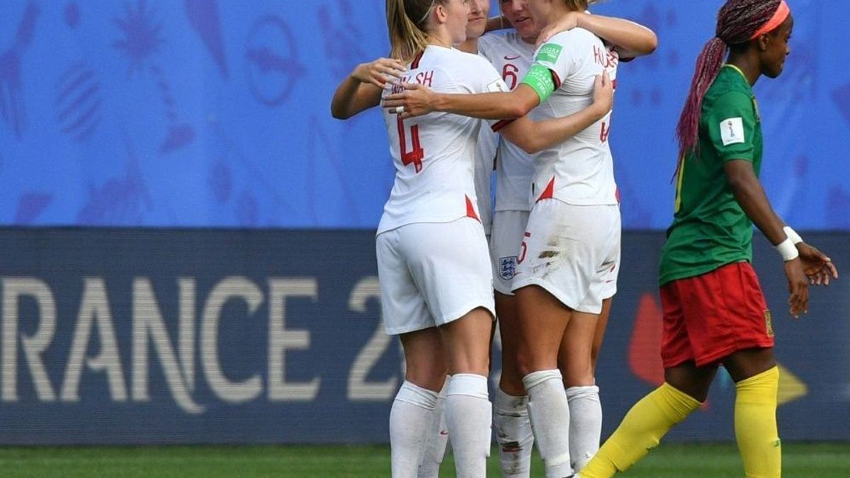 Englands Frauen stehen im Viertelfinale