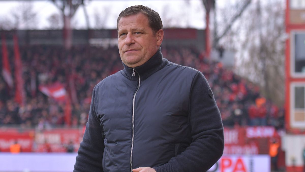 15.03.2025, xblx, Fussball 1.Bundesliga, Union Berlin - Bayern München v.l. Vorstand Max Eberl (Sportvorstand FC Bayern Muenchen) (DFL DFB REGULATIONS PROHIBIT ANY USE OF PHOTOGRAPHS as IMAGE SEQUE...
