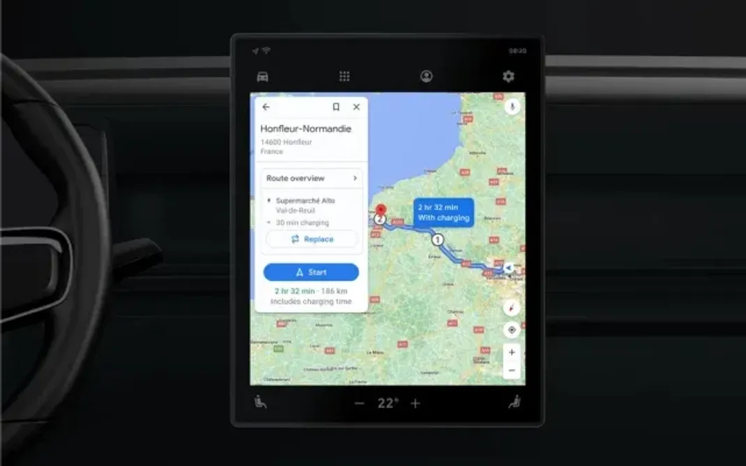 Du wärst mit dem E-Auto in den Urlaub? Bald kannst du Lade-Stopps in deine Routenplanung mit Google Maps integrieren.