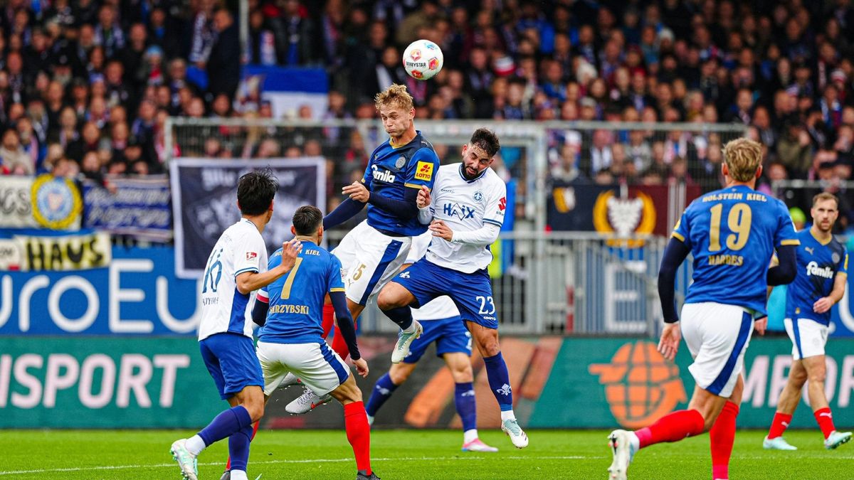 Umkämpfte Partie in Kiel