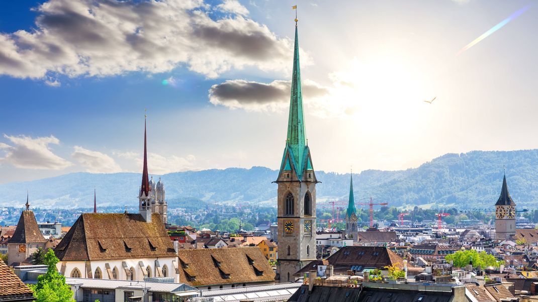 Zürich in der Schweiz schneidet bei Rankings zu den lebenswertesten Städten der Welt häufig gut ab.