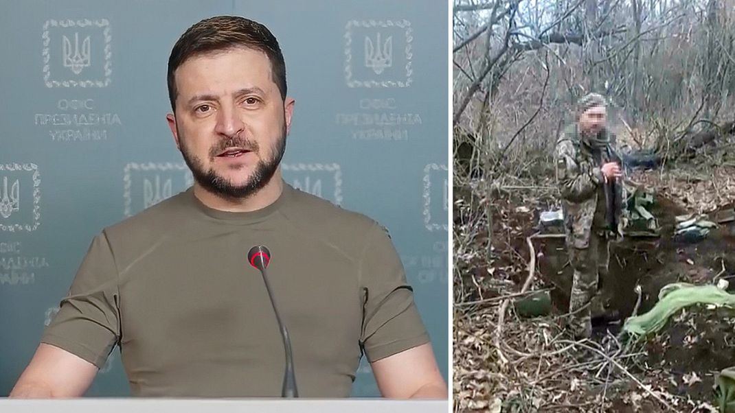 Wolodymyr Selenskyj ehrt getöteten Scharfschützen
