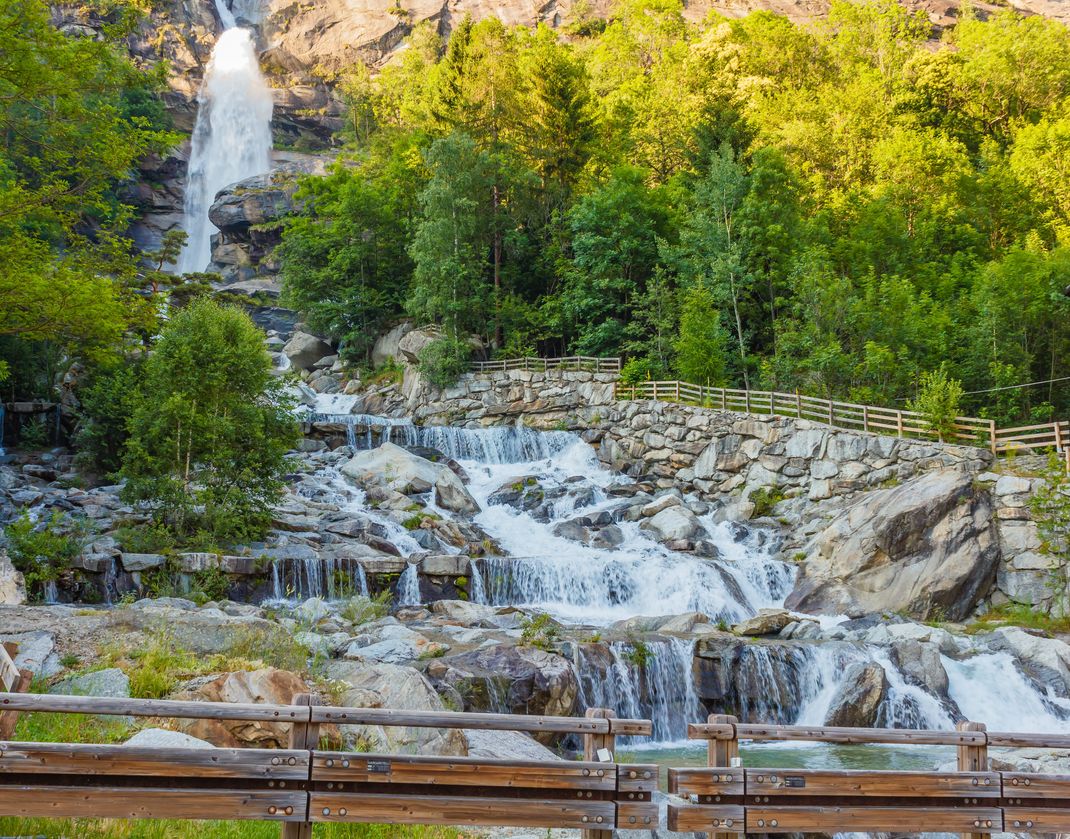 Der Noasca-Wasserfall im Piemont ist ein populäres Touristenziel. (Symbolbild)