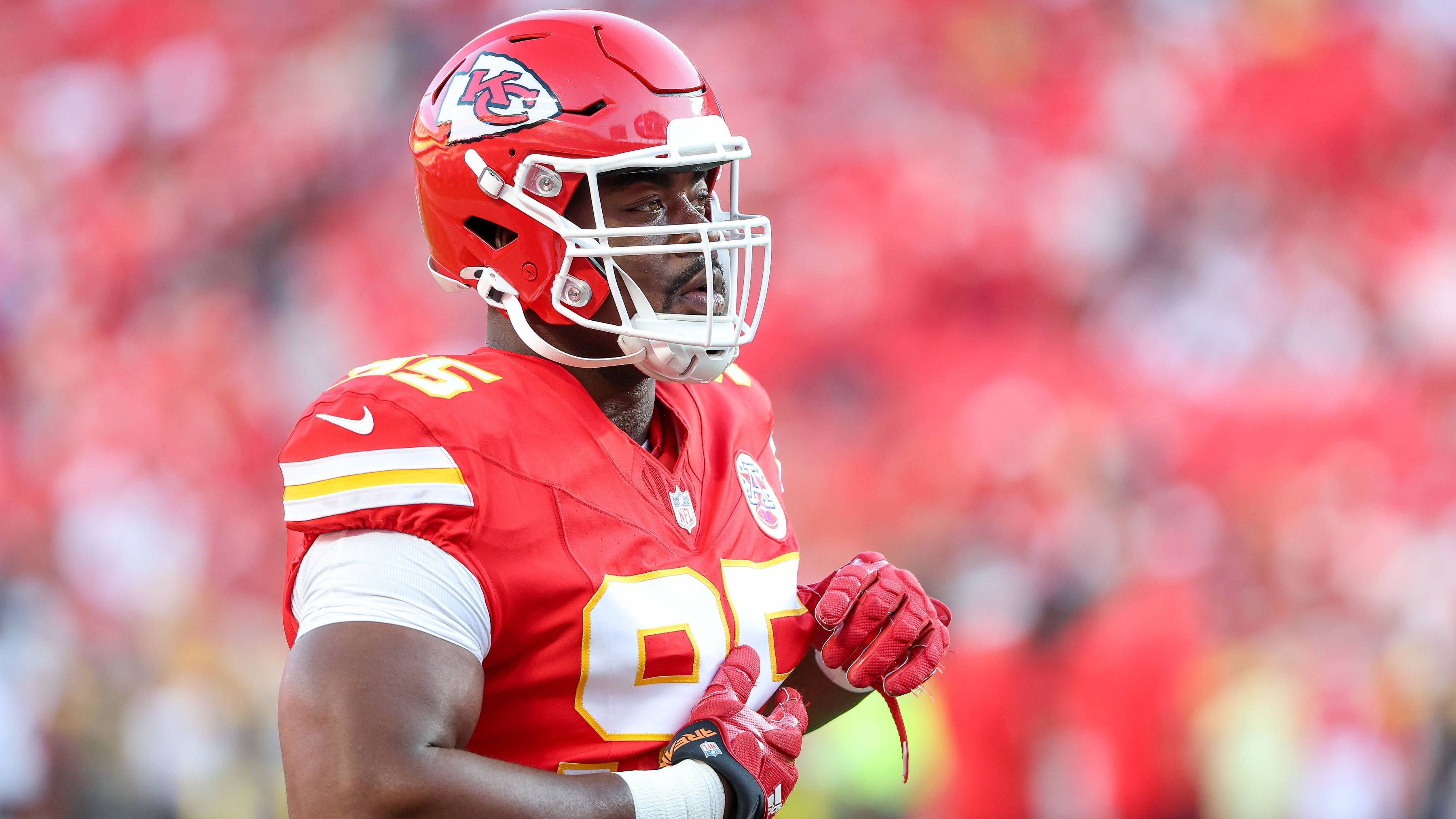 <strong>Chris Jones (Kansas City Chiefs)</strong><br>Alter: 31<br>Position: Defensive Tackle<br>Durchschnittliches Jahresgehalt: 31,8 Millionen Dollar