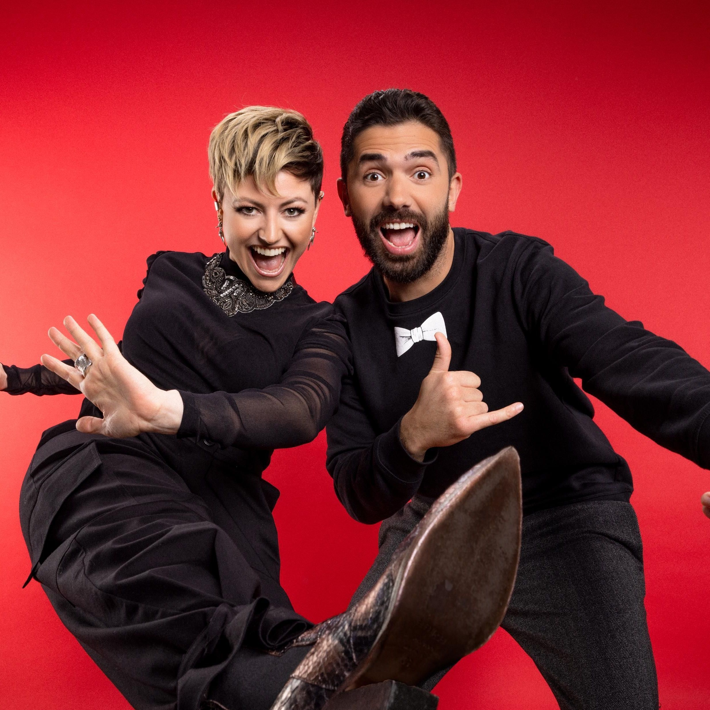 Tahnee (l.) und Khalid Bounouar (r.) in "Die Quatsch Comedy Show"