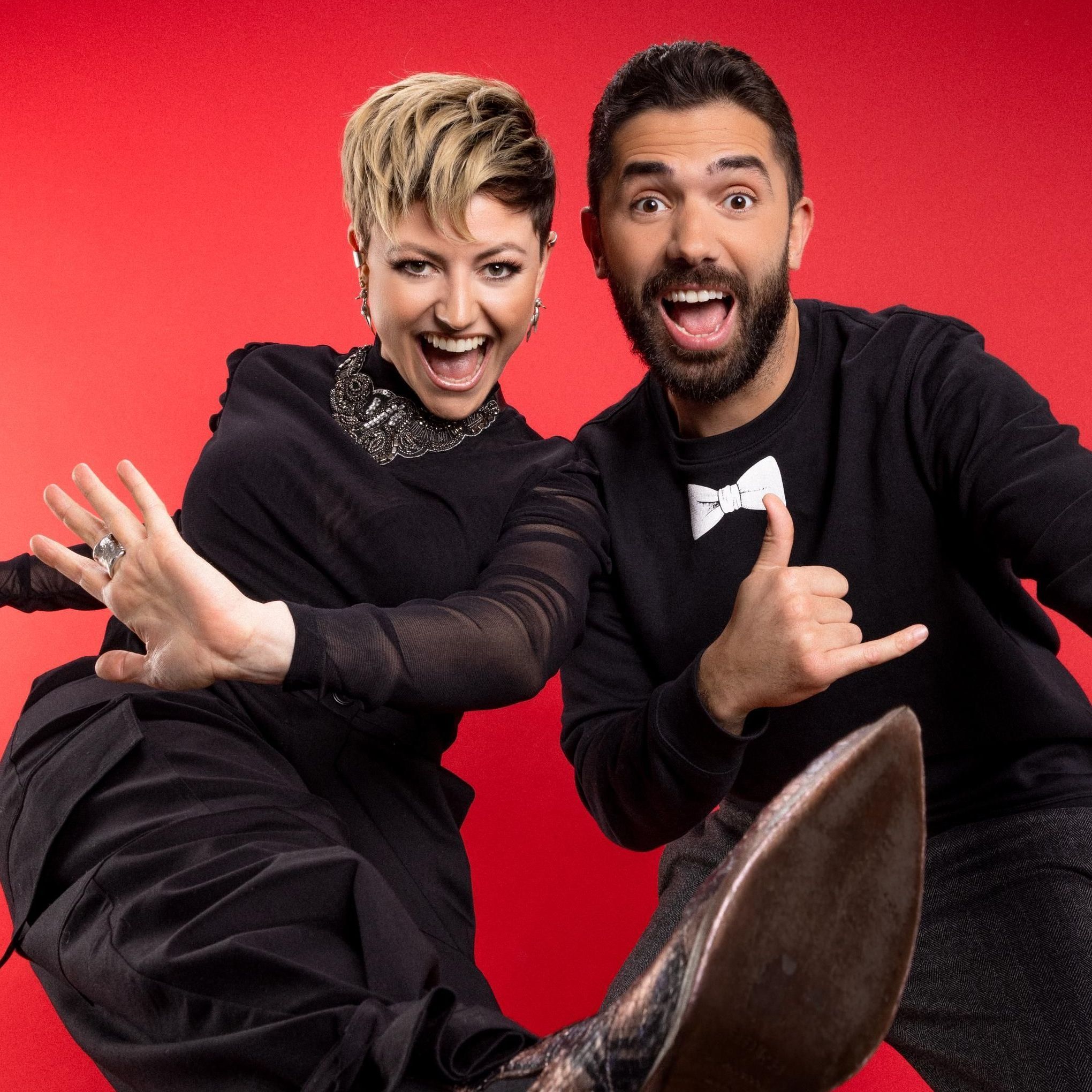 Tahnee (l.) und Khalid Bounouar (r.) in "Die Quatsch Comedy Show"