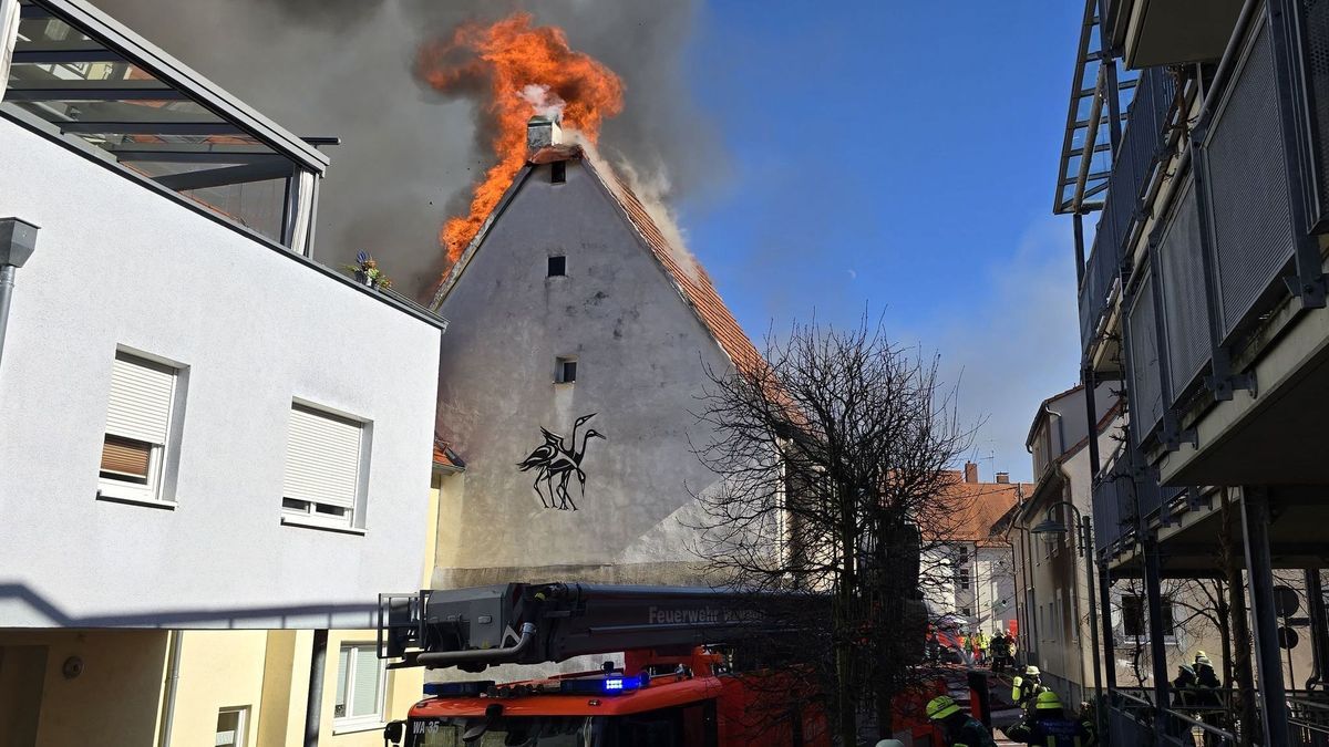 Brand in Walldorf