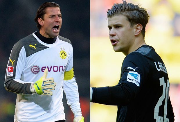 
                <strong>Torwart: Weidenfeller gegen Langerak</strong><br>
                Im Tor gibt es keine Diskussionen: Roman Weidenfeller ist und bleibt die gesetzte Nummer eins. Durch den Gewinn des WM-Titels wird der 33-Jährige mit zusätzlichem Elan aus dem Urlaub kommen - Mitchell Langerak muss sich weiter hinten anstellen.
              