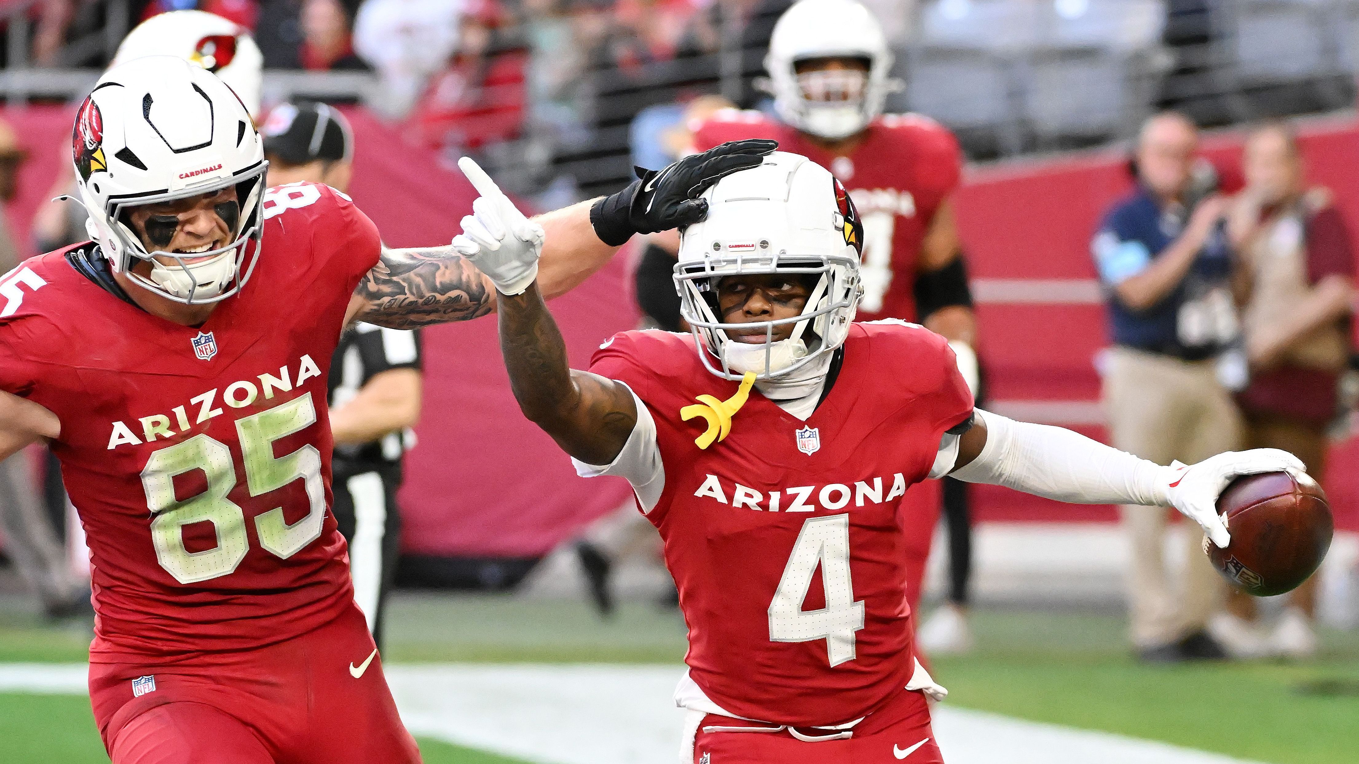 <strong>Platz 24 (geteilt): Arizona Cardinals</strong><br>Zuletzt unter den schlechtesten fünf Teams: <strong>2023</strong>