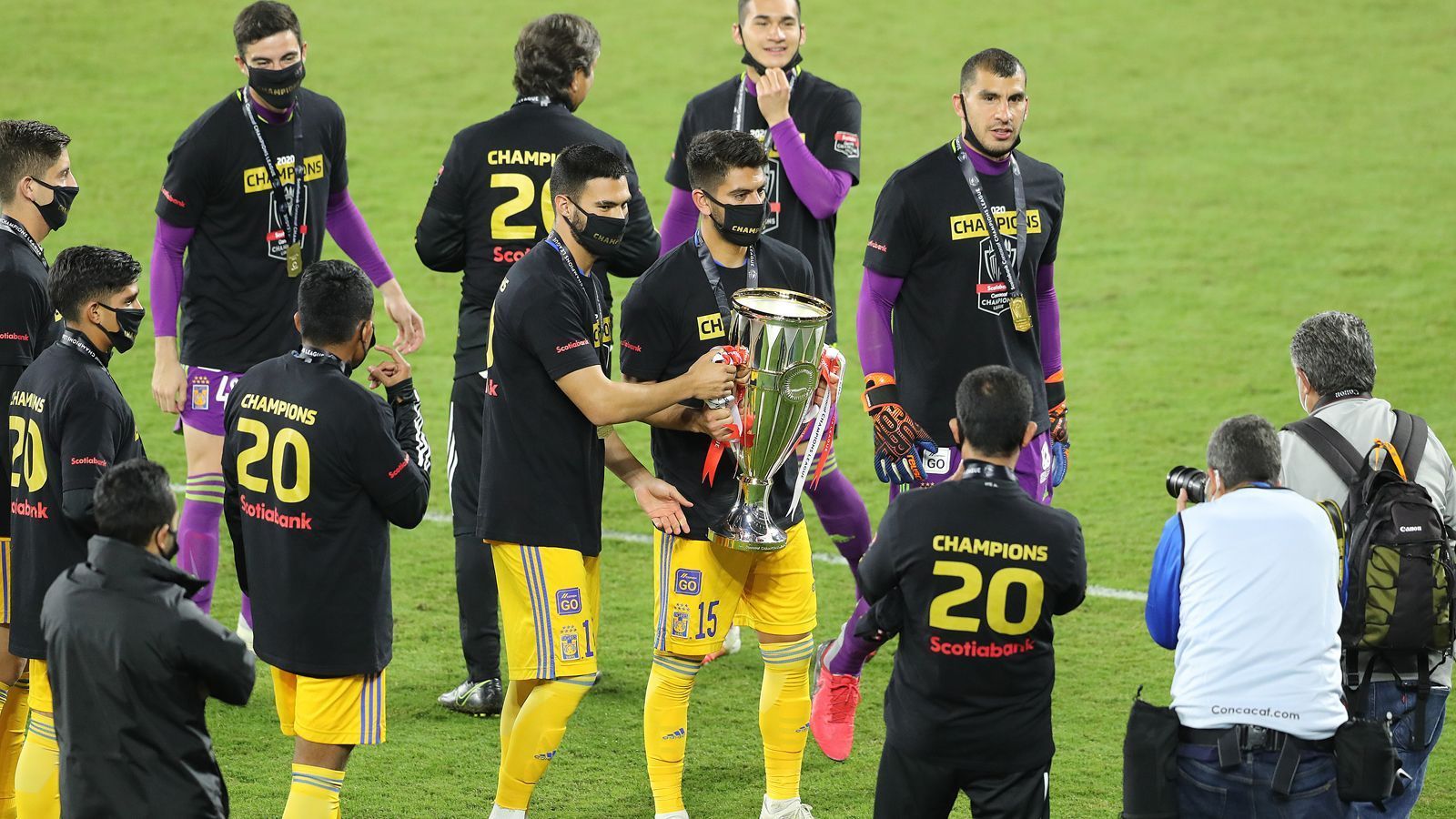 
                <strong>Titel: Erfolgreichste Ära der Klubgeschichte</strong><br>
                In ihrer 61-jährigen Klubgeschichte waren die Tigres nie erfolgreicher als in den vergangenen zehn Jahren, in denen der Klub allein fünf mexikanische Meistertitel sammelte – zuletzt im Jahr 2019. Insgesamt wurde das Team sieben Mal Landesmeister. Größter Erfolg der Klubgeschichte war der Titel in der CONCACAF Champions League im Dezember 2020. Im Finale gewann UANL mit 2:1 gegen den Los Angeles FC. 2016, 2017 und 2019 unterlagen die Mexikaner jeweils im Finale.
              