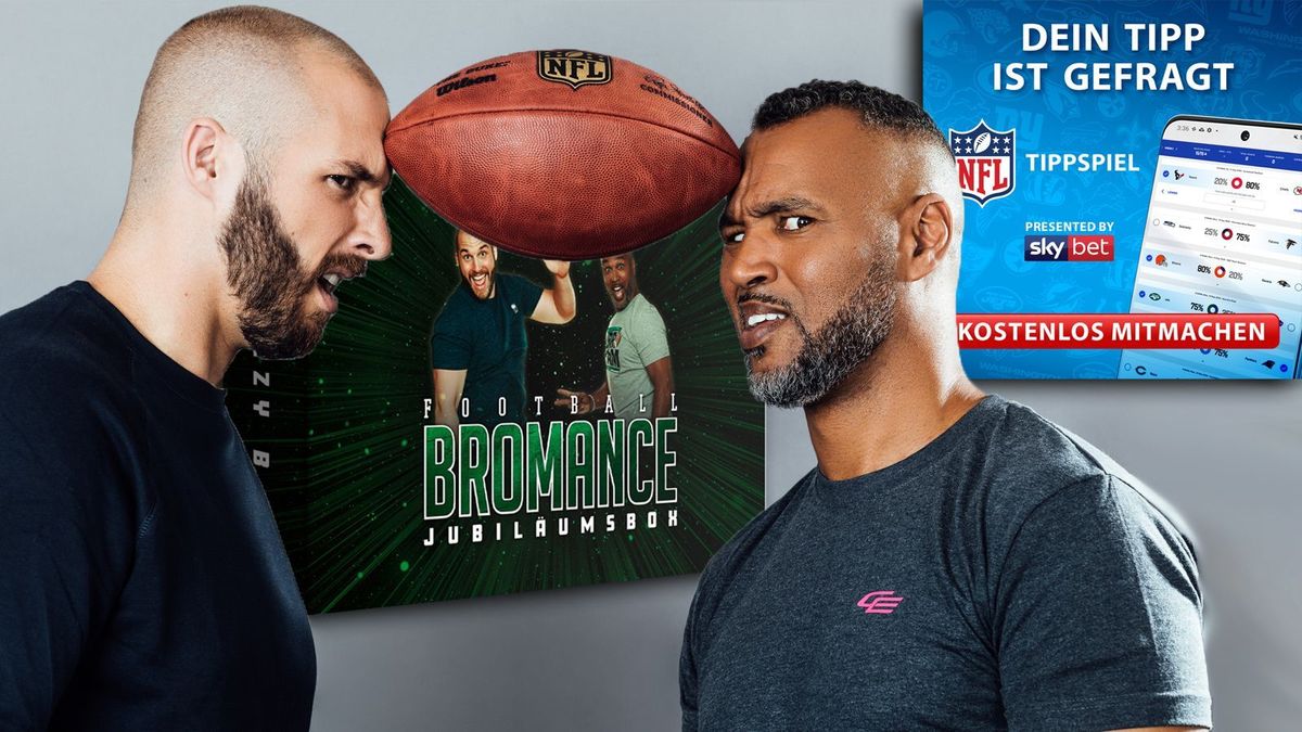 NFL-Tippspiel in Woche 3: Gewinne eine fünf Football-Bromance-Jubiläumsboxen  