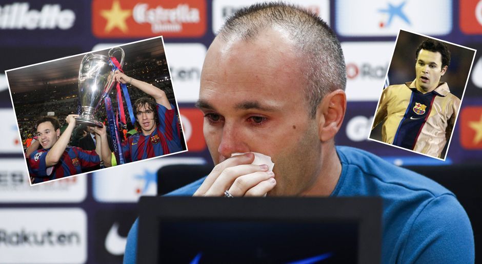 
                <strong>Die 22 Jahre von Andres Iniesta beim FC Barcelona in Bildern</strong><br>
                Nun ist es offiziell! Andres Iniesta wird den FC Barcelona nach 22 Jahren und weit über 650 Einsätzen verlassen. Das gab die 33 Jahre alte Ikone der Katalanen am 27. April bekannt. ran.de zeigt Bilder von Iniestas glorreicher Karriere bei Barca.
              